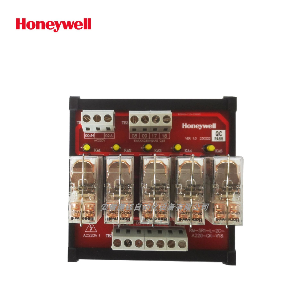 霍尼韦尔RM-5R1-L-2C-A220-GK-V18继电器模组5位CRP-2C-AC230V(E)