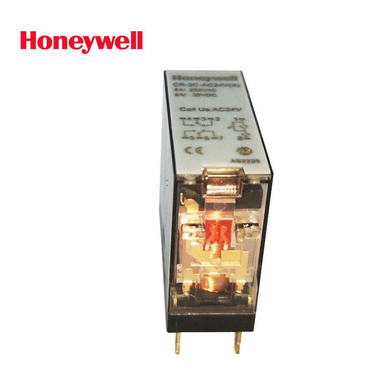 HONEYWELL霍尼韦尔CR-2C-AC24V(X)中间继电器 CR-1C-DC24V(X)透明
