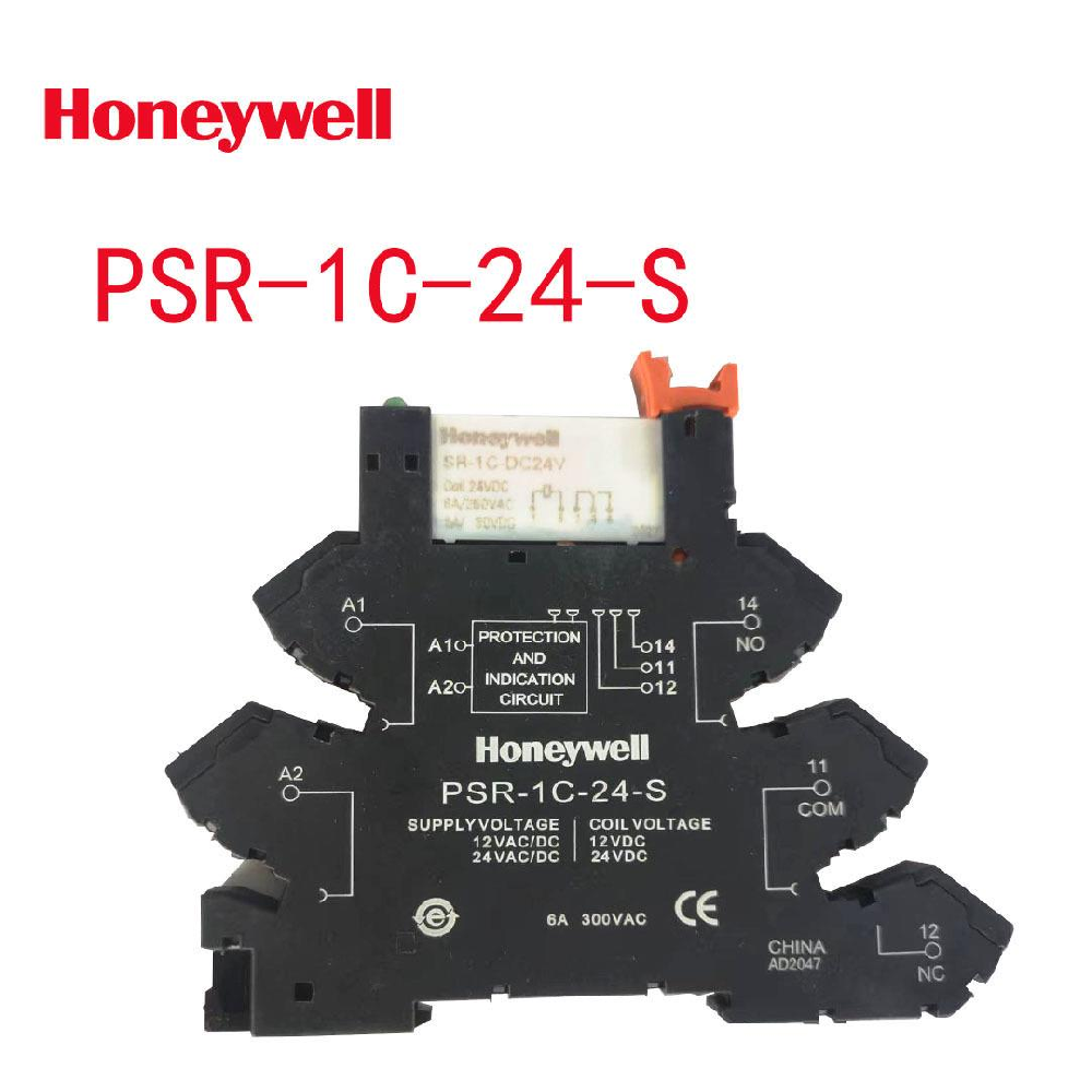Honeywell霍尼韦尔PSR-1C-24-S中间继电器插座 PSR-1C超薄型底座