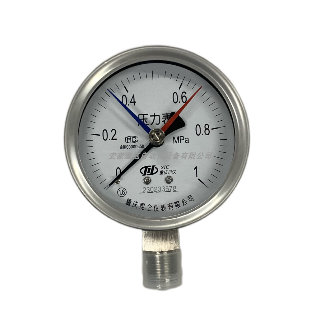 横河川仪YTH-100D不锈钢定位型压力表 0-1MPa测量范围M20*1.5连接
